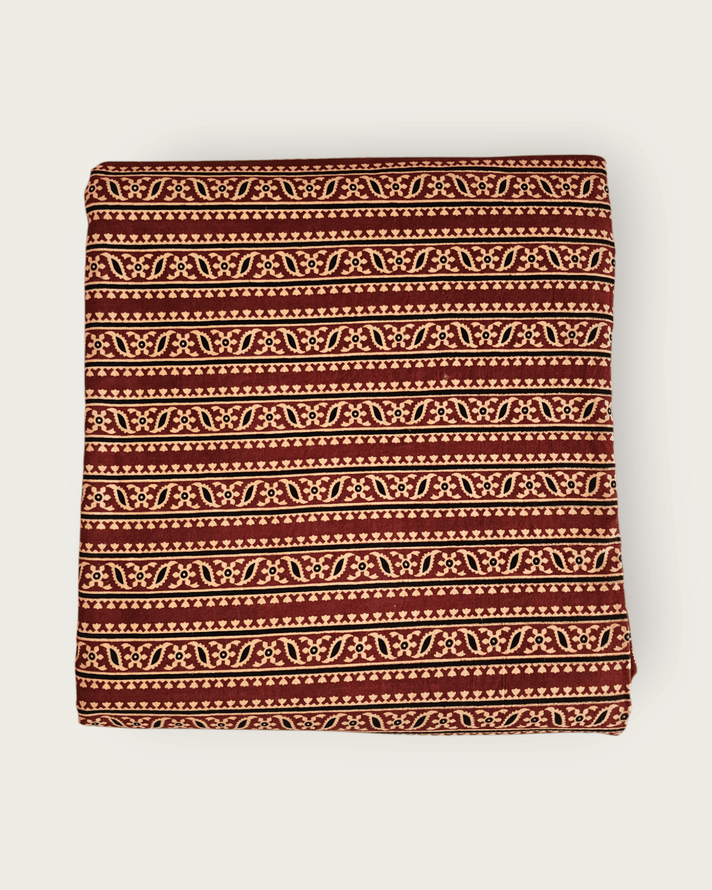 Ajrakh Gurjari Handblock Cotton Material