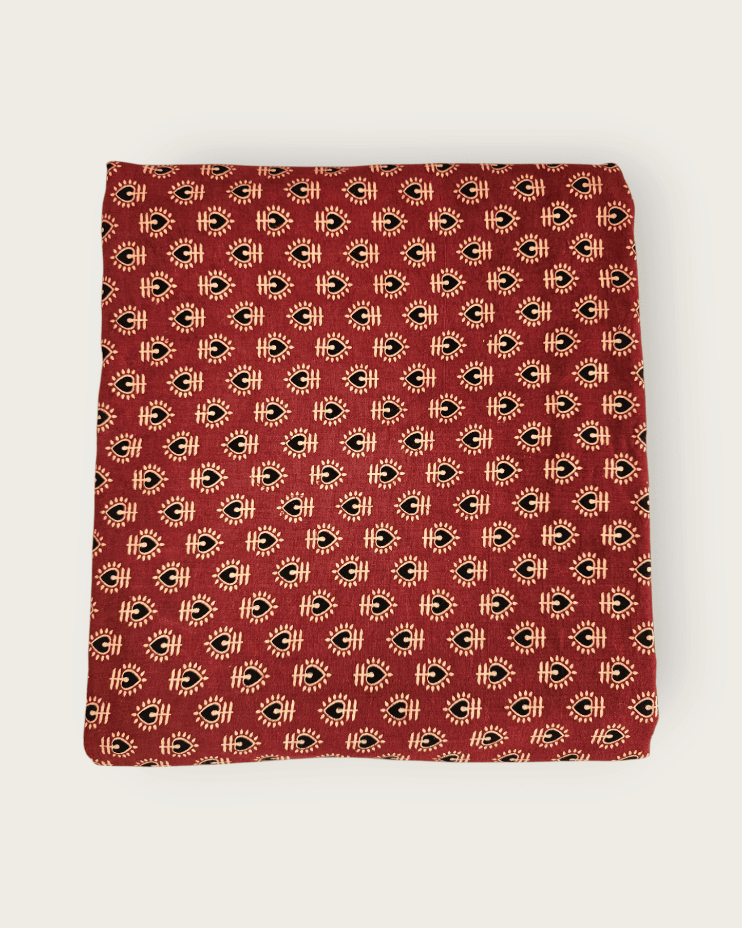 Ajrakh Gurjari Handblock Cotton Material