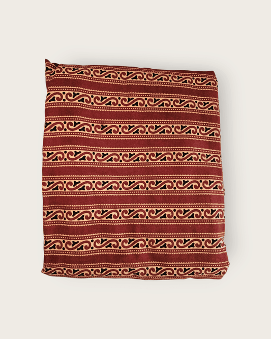 Ajrakh Gurjari Handblock Cotton Material