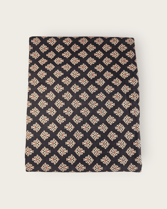 Ajrakh Gurjari Handblock Cotton Material