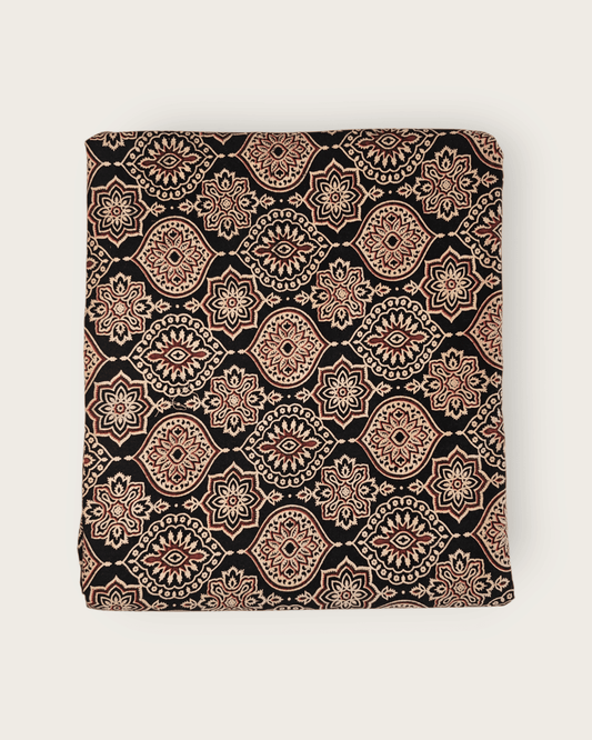 Ajrakh Gurjari Handblock Cotton Material