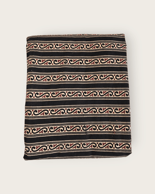 Ajrakh Gurjari Handblock Cotton Material
